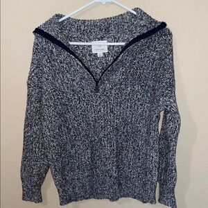 Aerie Offline Women's Gray Quarter Zip Sweater XS